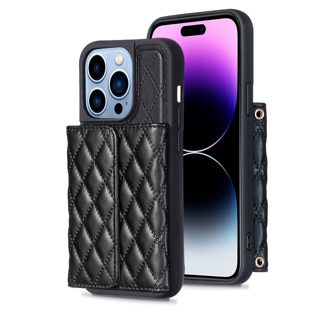 BF23-Style For iPhone 14 Pro Max Cell Phone Cover Kickstand PU Leather TPU Phone Case with Horizontal Card Holder BF23-Style For iPhone 14 Pro Max Cell Phone Cover Kickstand PU Leather TPU Phone Case with Horizontal Card Holder